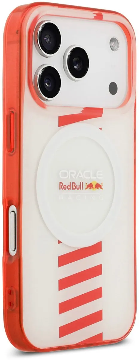 Red Bull Racing iPhone 17 Pro Back Cover - Wit - MagSafe