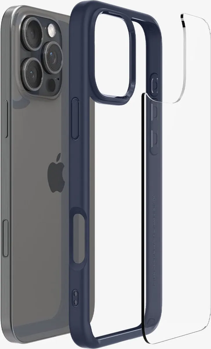 Spigen Ultra Hybrid Hoesje iPhone 16 Pro - Blauw