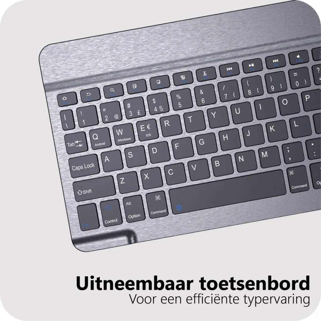 Just in Case TAP2734KB1PT Tablethoes met Toetsenbord - iPad Air 11" - Zwart