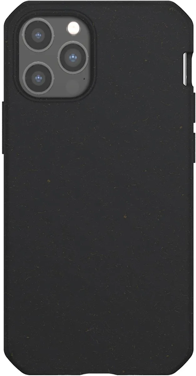 Itskins Feronia Bio iPhone 12 Pro Max Hoesje - Zwart AP4P-SPBIO-BLCK