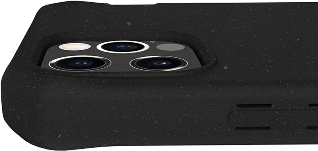Itskins Feronia Bio iPhone 12 Pro Max Hoesje - Zwart AP4P-SPBIO-BLCK