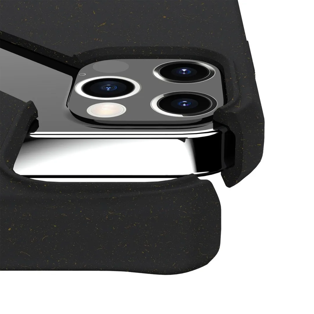 Itskins Feronia Bio iPhone 12 Pro Max Hoesje - Zwart AP4P-SPBIO-BLCK