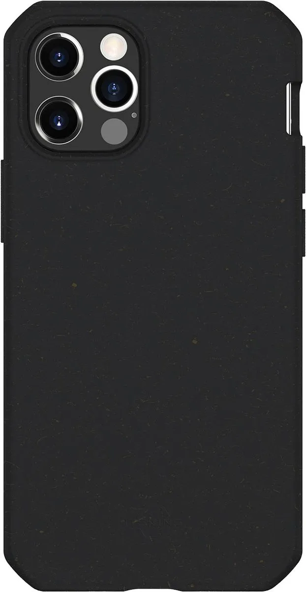 Itskins Feronia Bio iPhone 12 Pro Max Hoesje - Zwart AP4P-SPBIO-BLCK
