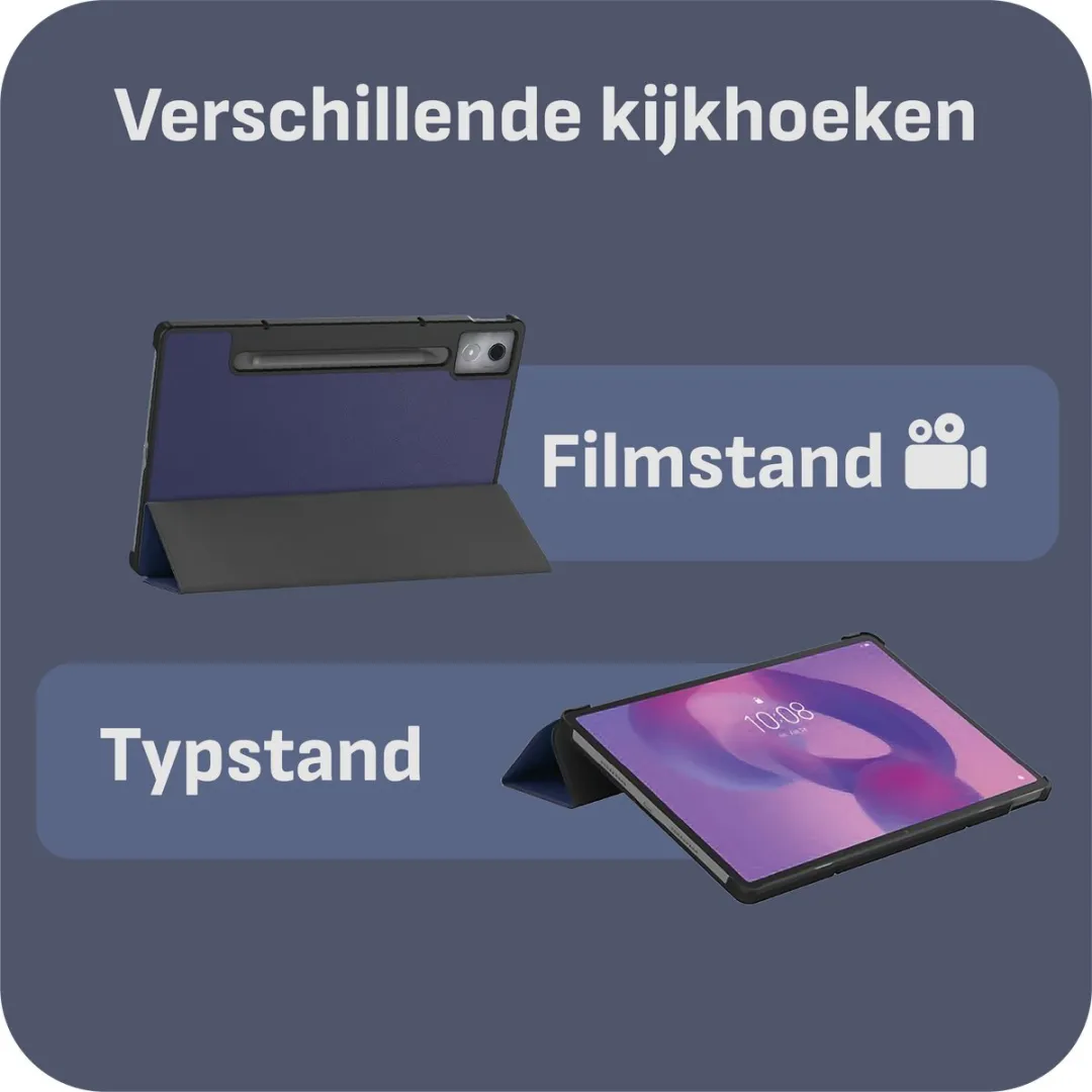 Just in Case TLE2718TF7 Tablethoes - Lenovo Idea Tab Pro 12" - Blauw - afbeelding 6 van 6