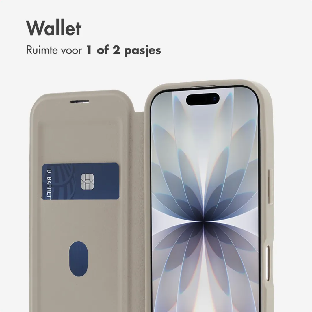 Imoshion iPhone 17 MagSafe Hoesje - Beige - 2 Pasjes