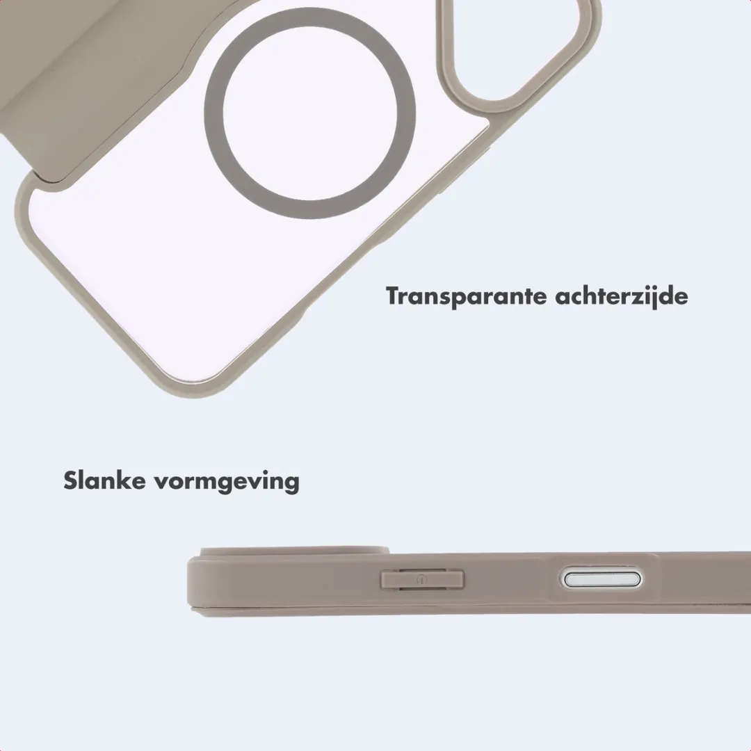 Imoshion iPhone 17 MagSafe Hoesje - Beige - 2 Pasjes