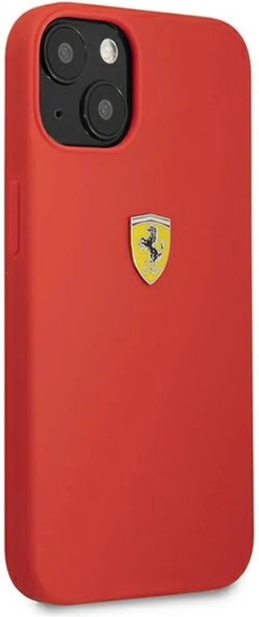 Ferrari FESSIHCP13SRE iPhone 13 mini Hardcase - Siliconen - Rood