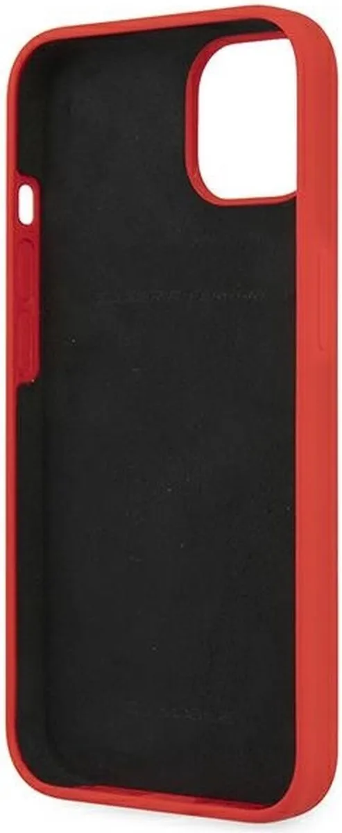 Ferrari FESSIHCP13SRE iPhone 13 mini Hardcase - Siliconen - Rood