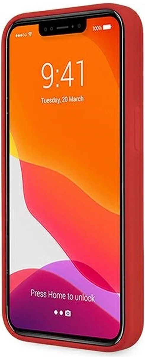 Ferrari FESSIHCP13SRE iPhone 13 mini Hardcase - Siliconen - Rood