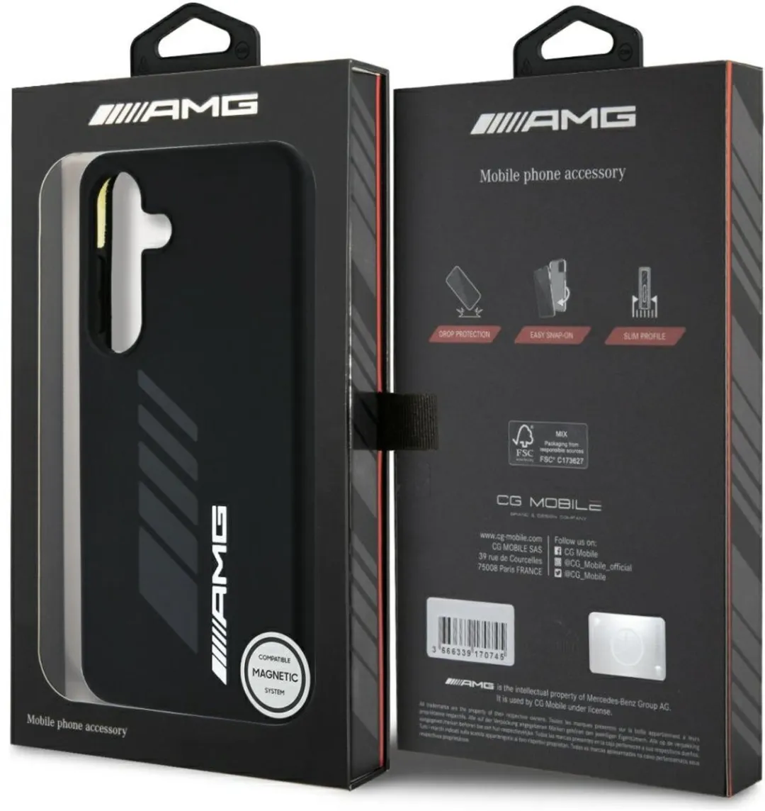 Mercedes AMG Rhombs Hoesje Galaxy S25 - Transparent