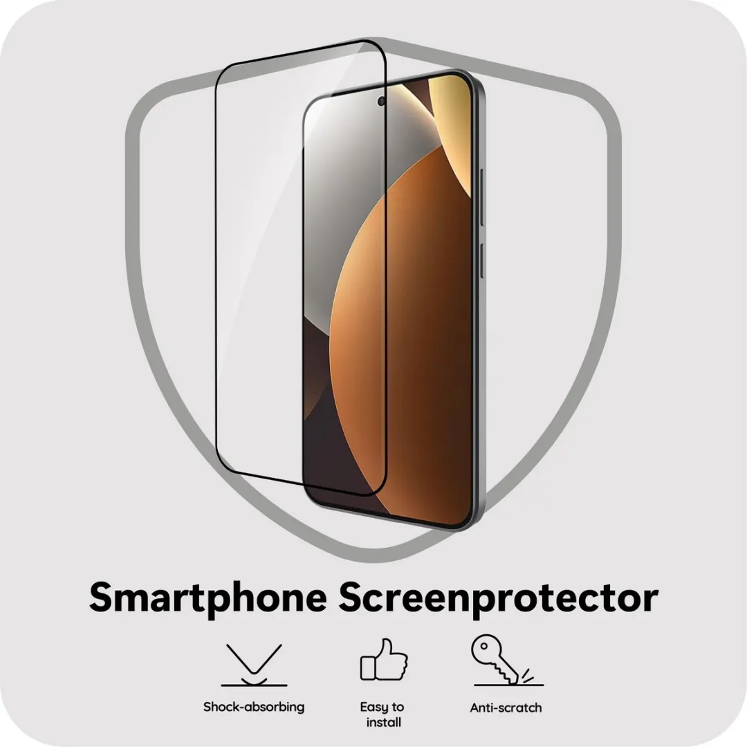 Just in Case Screenprotector Xiaomi Redmi Note 15 Pro 5G - Full Cover Gehard Glas - afbeelding 6 van 6
