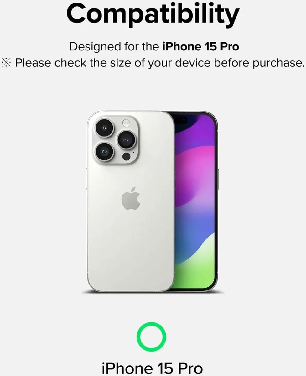 Ringke iPhone 15 Pro Tempered Glass - 9H - Installatiejig