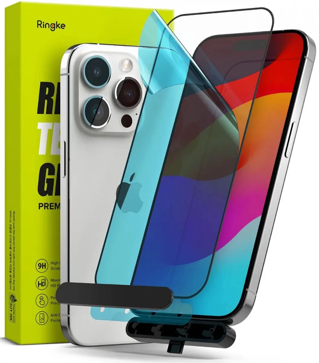 Ringke iPhone 15 Pro Tempered Glass