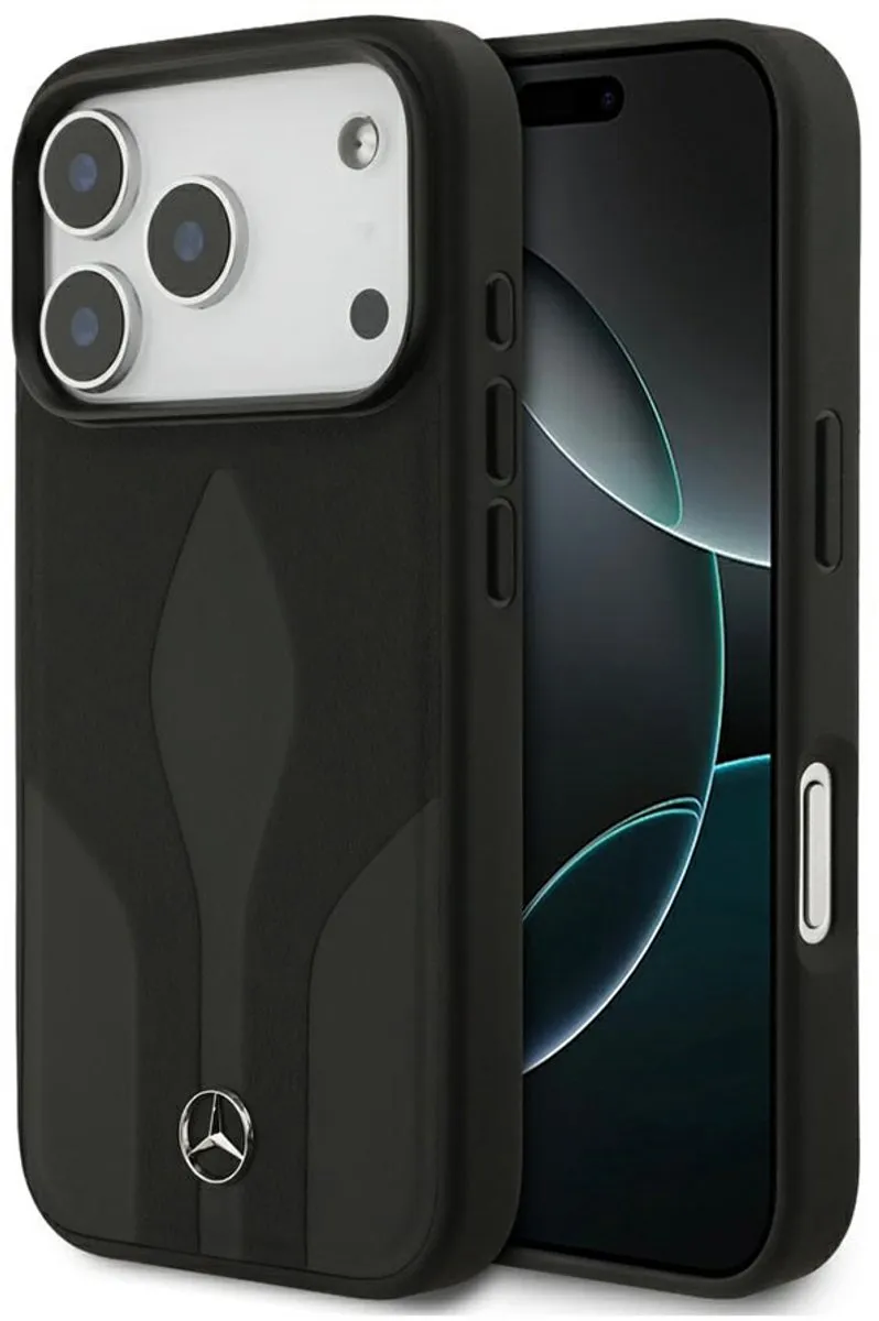 Mercedes-Benz Backcase Hoesje iPhone 17 Pro - Effen Zwart