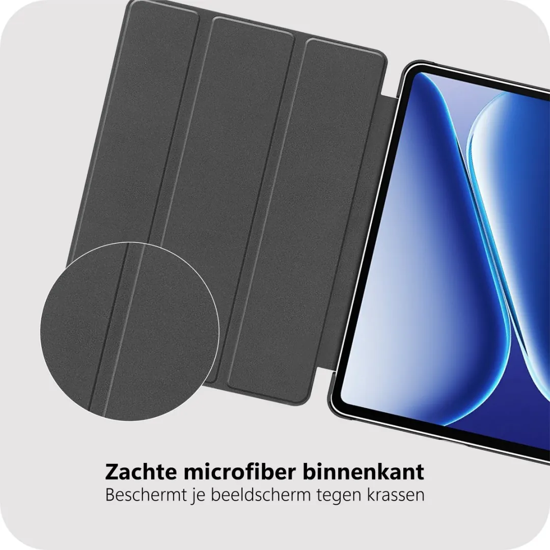 Just in Case TON2868TF1 Tablethoes OnePlus Pad Go 2 - TriFold Bookcase - Zwart