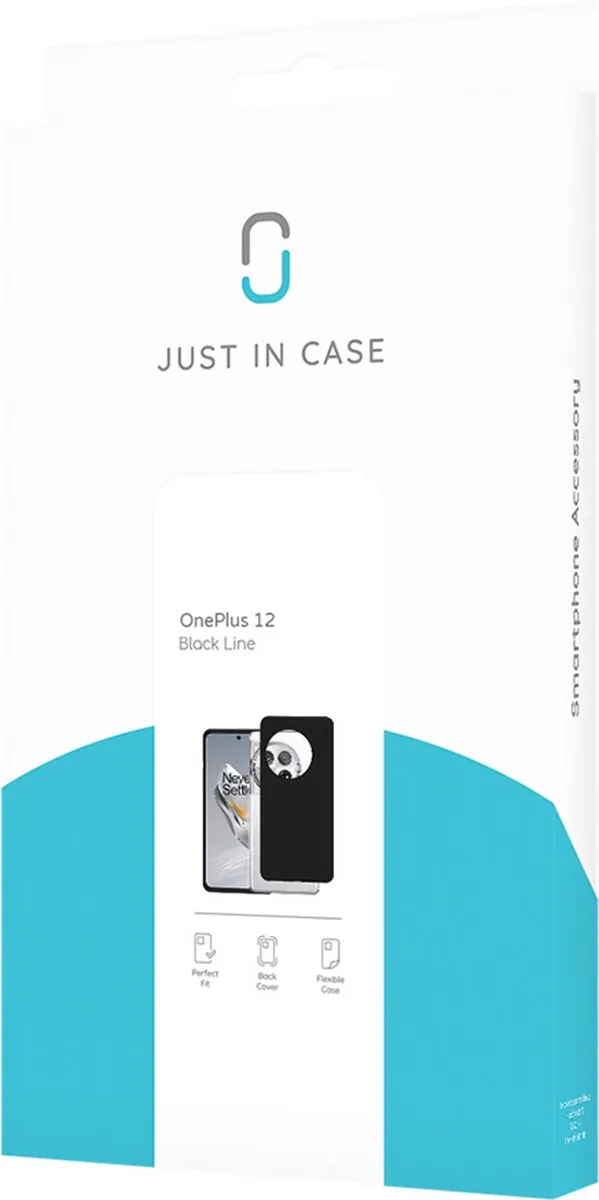 Just in Case Siliconen Hoesje OnePlus 12 - Zwart