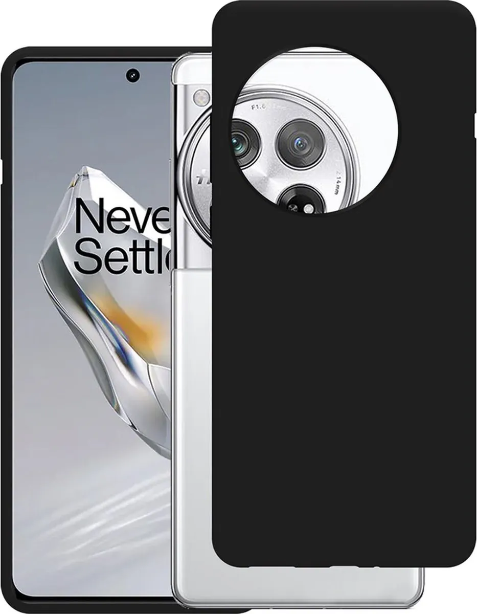 Just in Case Siliconen Hoesje OnePlus 12 - Zwart