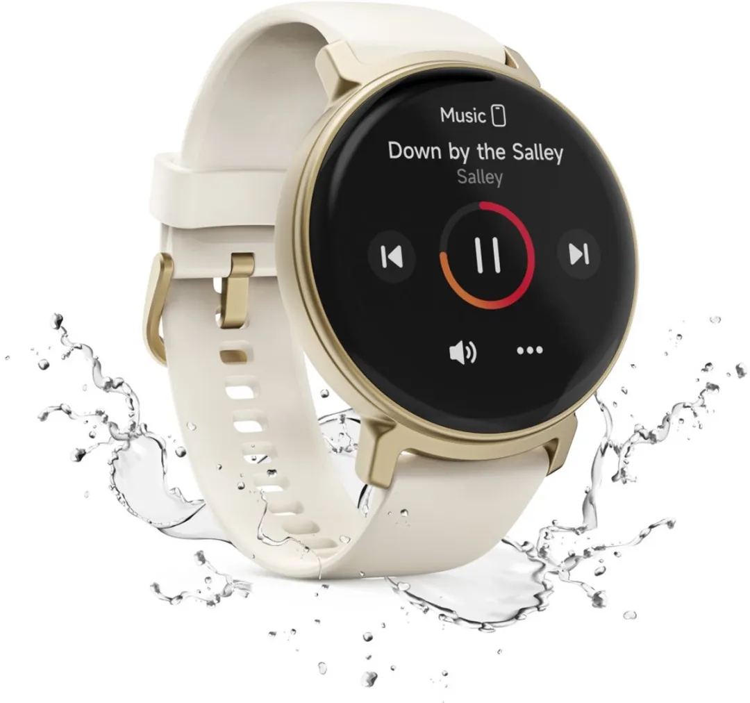 Hama Smartwatch 7020 - AMOLED 43mm - Goud/Wit