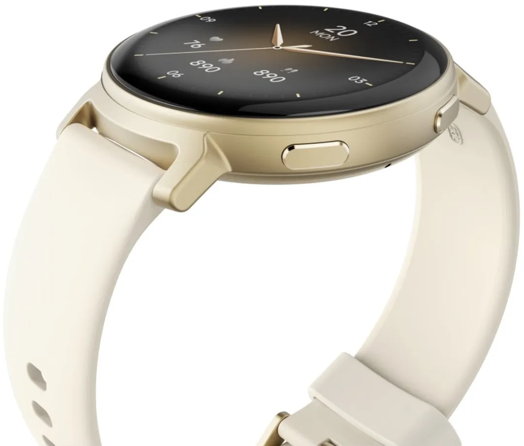 Hama Smartwatch 7020 - AMOLED 43mm - Goud/Wit - afbeelding 6 van 6