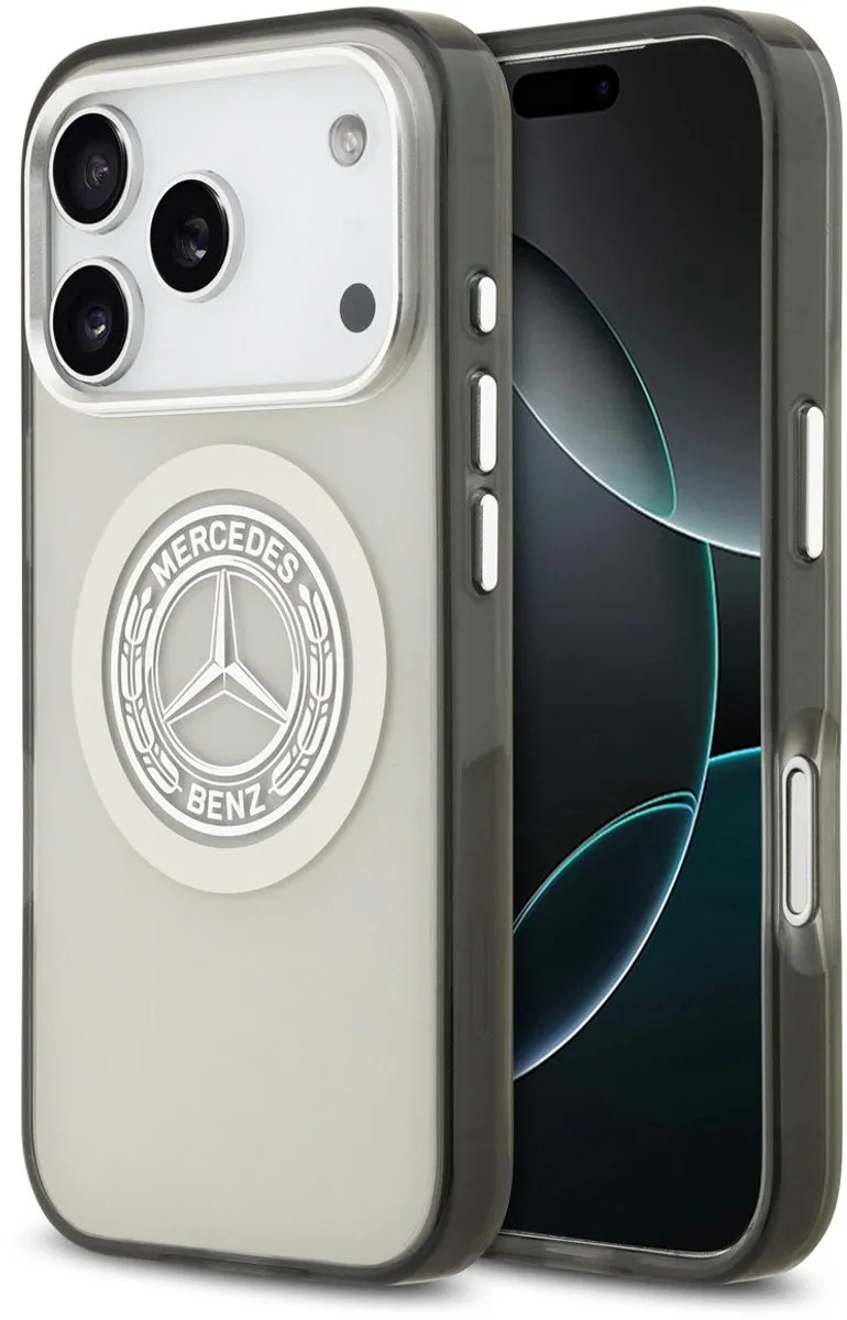 Mercedes-Benz Back Cover iPhone 17 Pro - Grijs - MagSafe