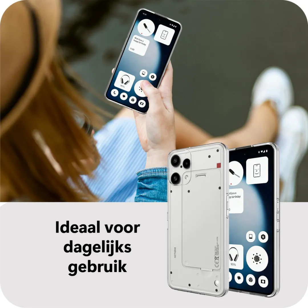 Just in Case Siliconen Hoesje Nothing Phone (3a) Lite - Transparant MNT2857KL0