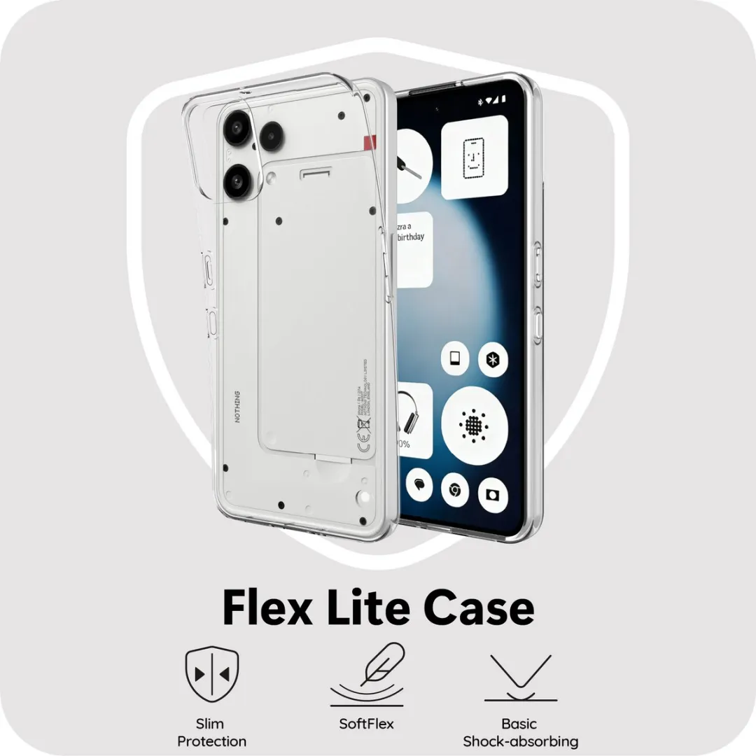 Just in Case Siliconen Hoesje Nothing Phone (3a) Lite - Transparant MNT2857KL0