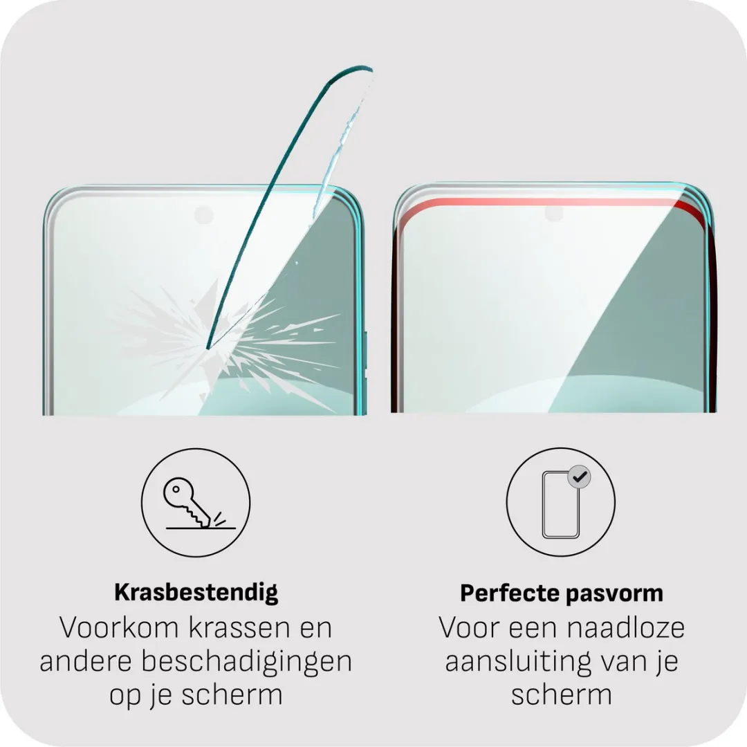 Just in Case Moto G57/G67 Power Schermprotector - Gehard Glas