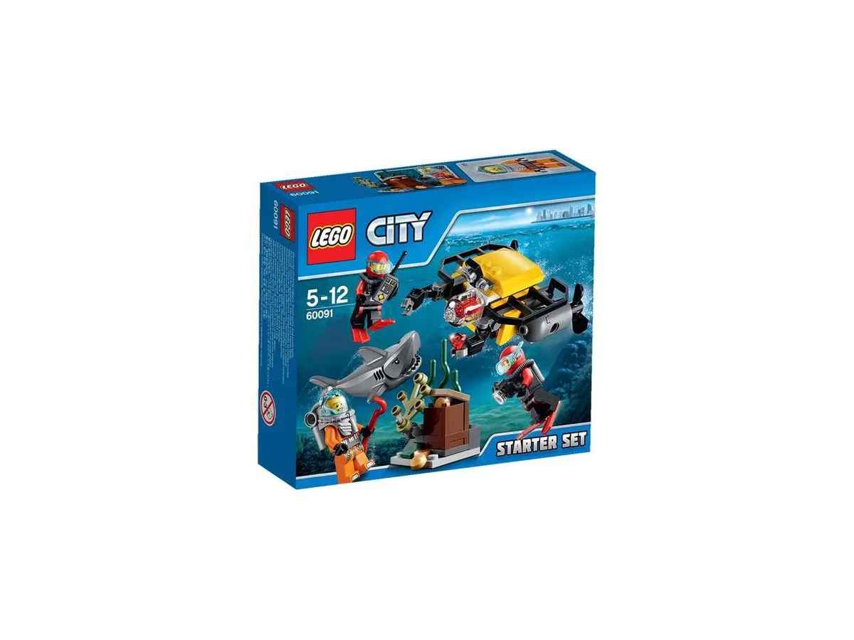 LEGO City Diepzee Starter Set 60091 - 90 Stukken