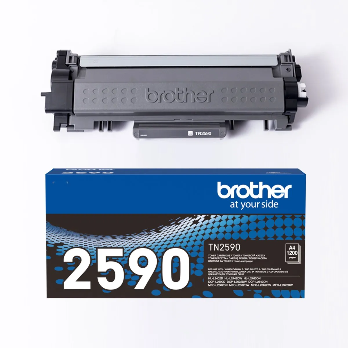 Brother TN-2590 Tonercartridge - 1200 Pagina's - Zwart