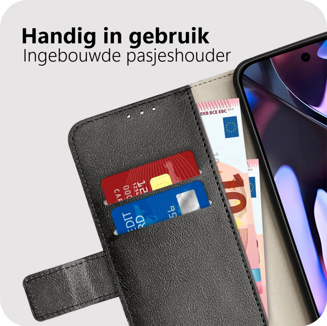 Just in Case Bookcase Classic MGO2782CW1 Hoesje - Google Pixel 10 Pro XL - Zwart