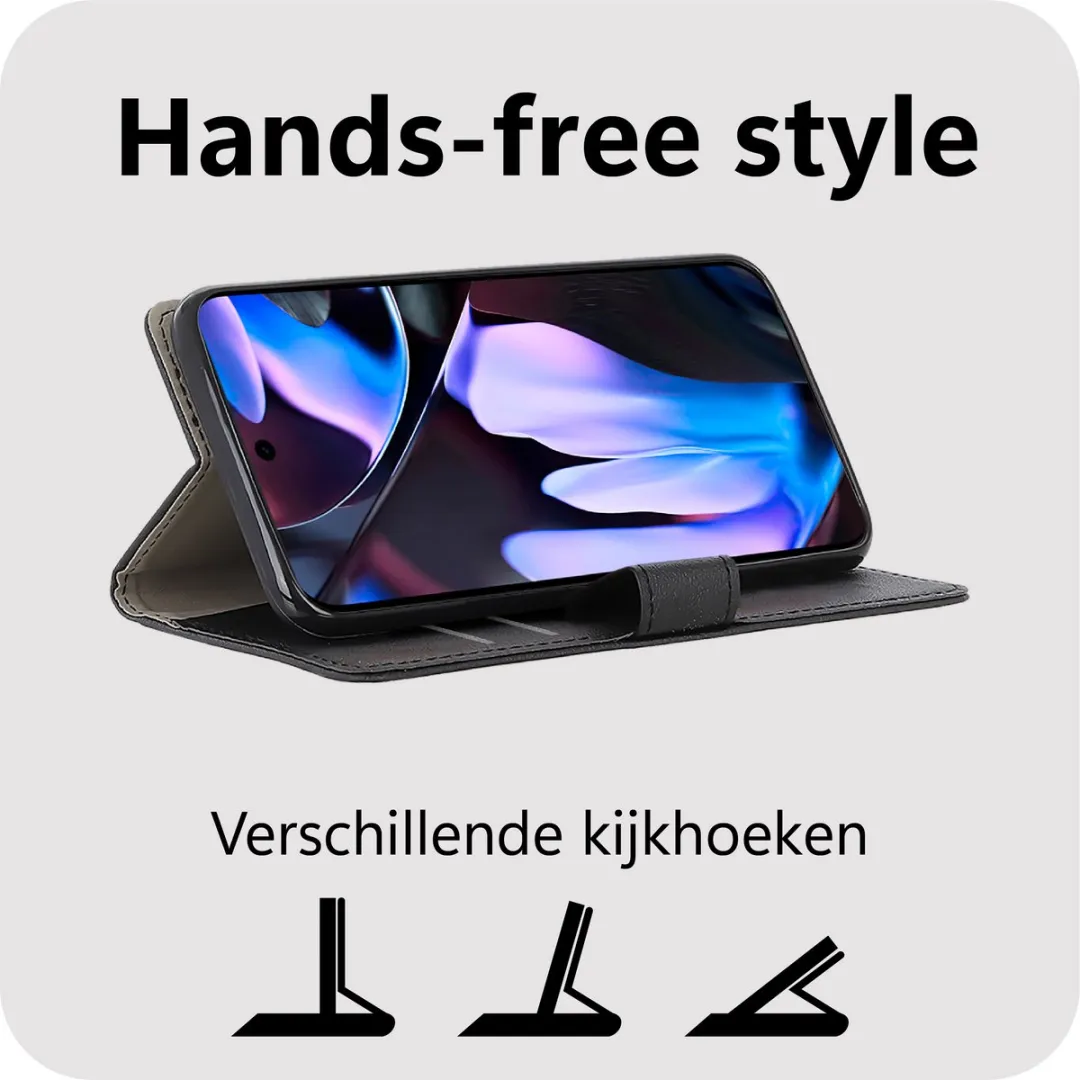 Just in Case Bookcase Classic MGO2782CW1 Hoesje - Google Pixel 10 Pro XL - Zwart