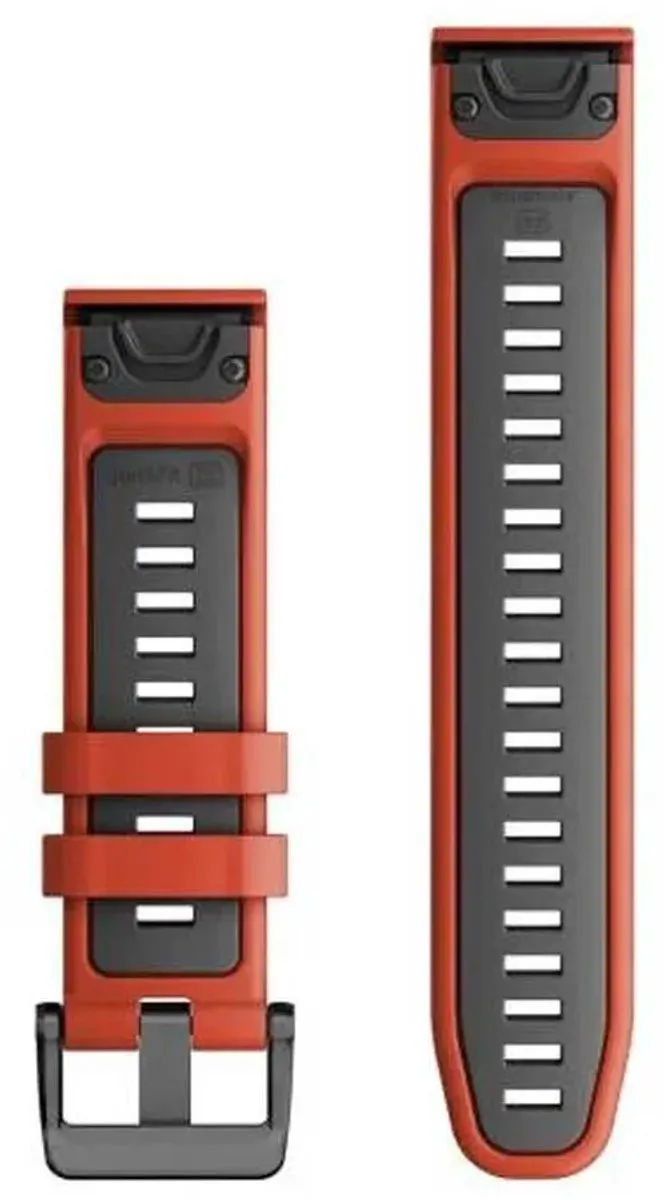 Garmin Quickfit 22mm Siliconen Bandje - Flame Red