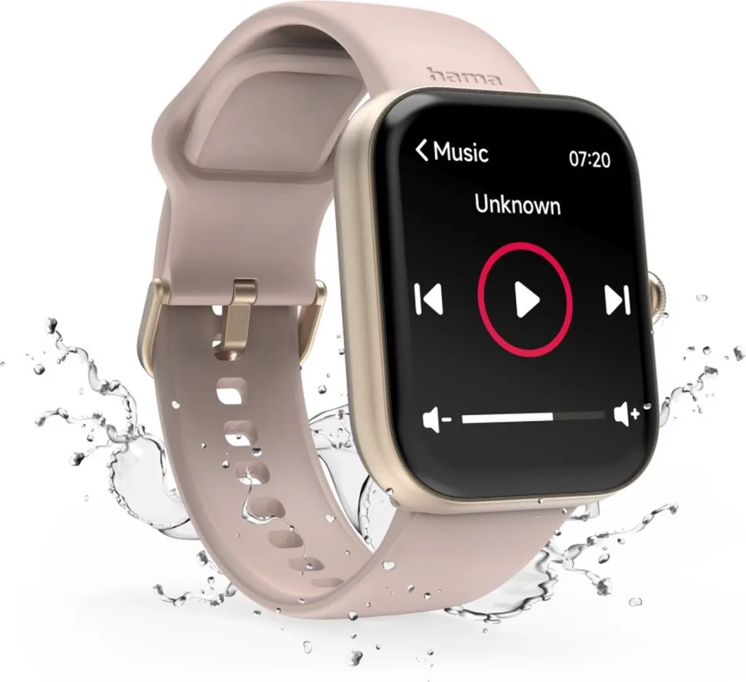 Hama Smartwatch 5000 1.65" - Rosé - 300mAh