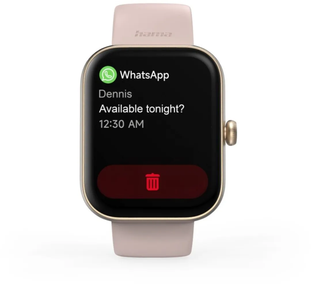 Hama Smartwatch 5000 1.65" - Rosé - 300mAh