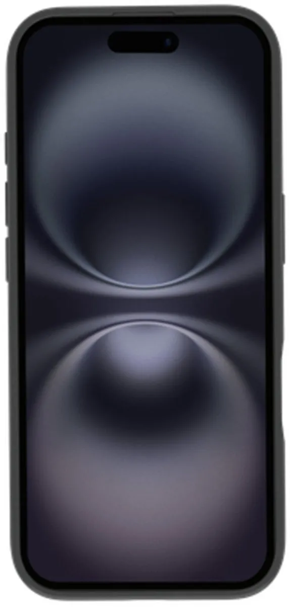 Just in Case iPhone 16 Plus Hoesje Siliconen - Zwart