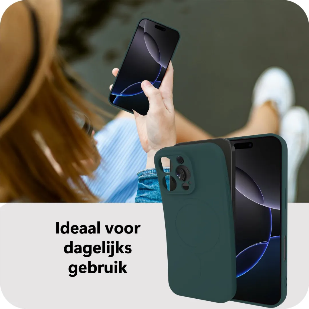 Just in Case iPhone 16 Pro Hoesje - Groen - 8332615