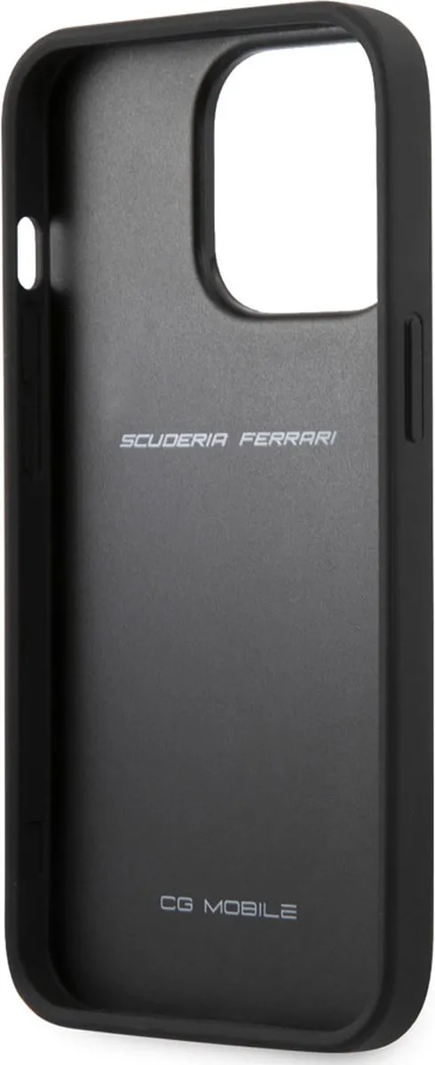 Ferrari iPhone 13 Pro Hoesje - Rood Leer