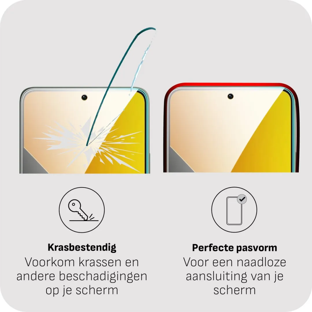 Just in Case Screenprotector Xiaomi Poco M7 Pro - Gelaagd Glas