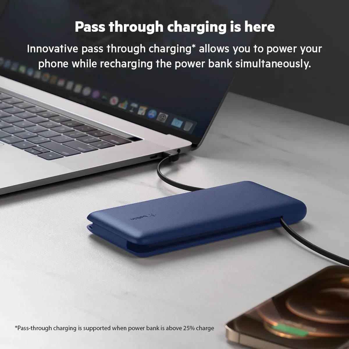 Belkin 10K PD Powerbank - Blauw