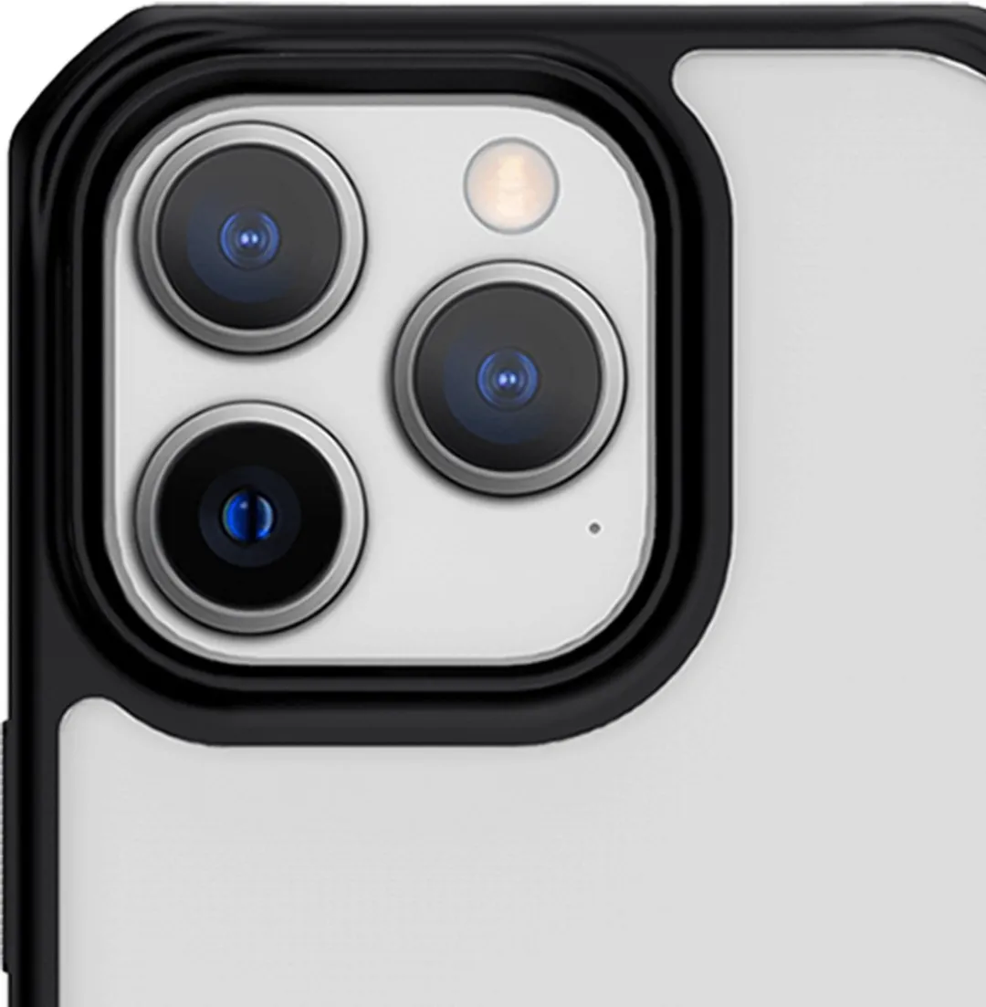Itskins Hybride Stevig Versterkt Hoesje iPhone 14 Pro - Transparant