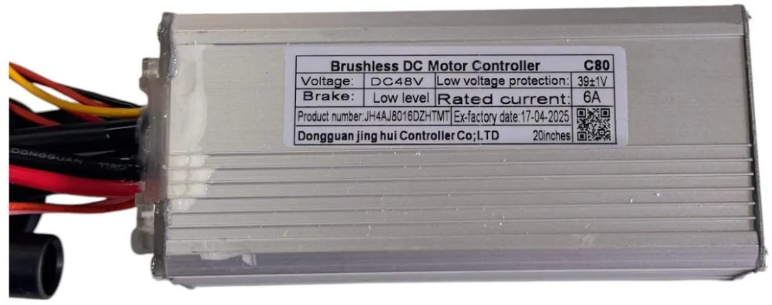 Controller OUXI C80 – Originele Fatbike Controller met Rode Motorkabel