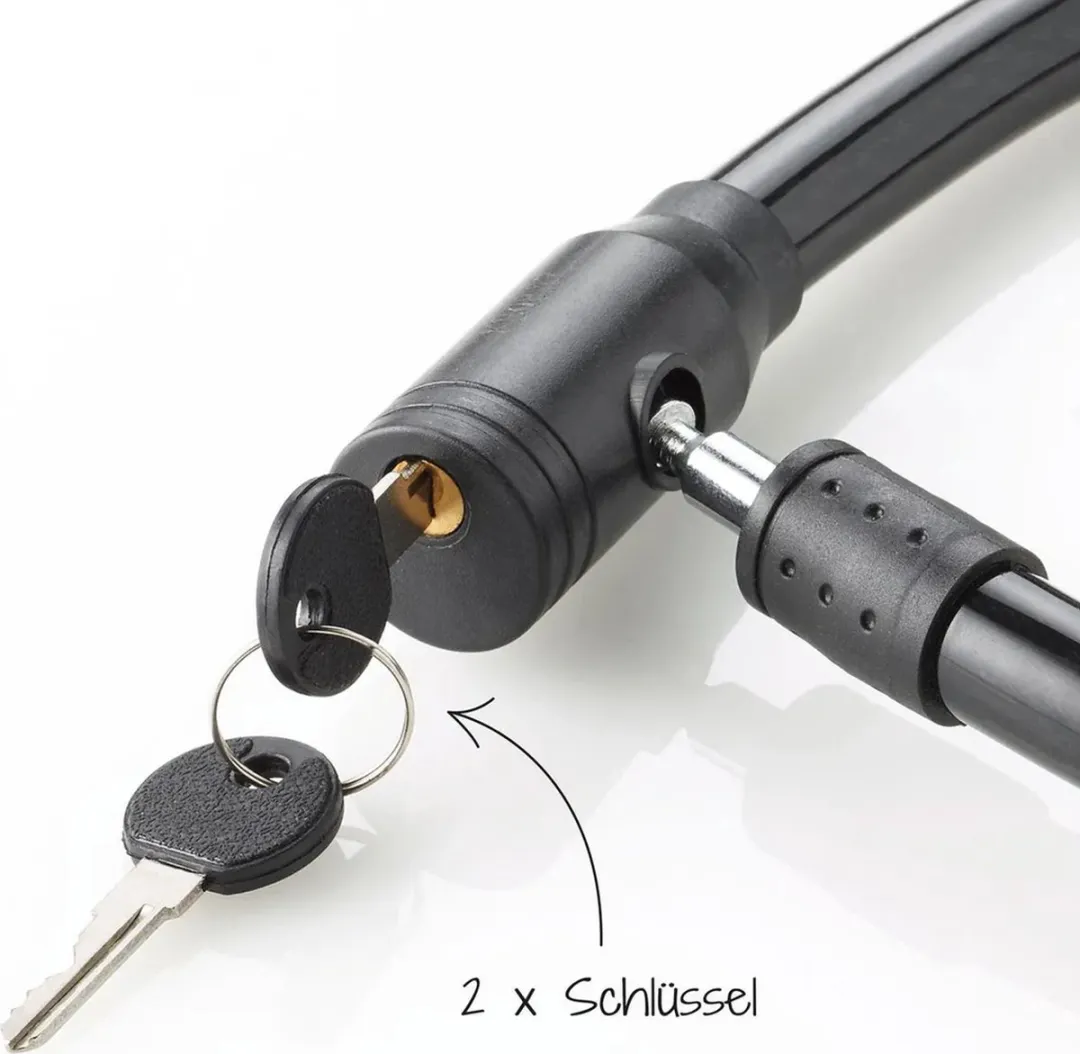 Fischer Fietsslot 80cm 18mm - Grijs