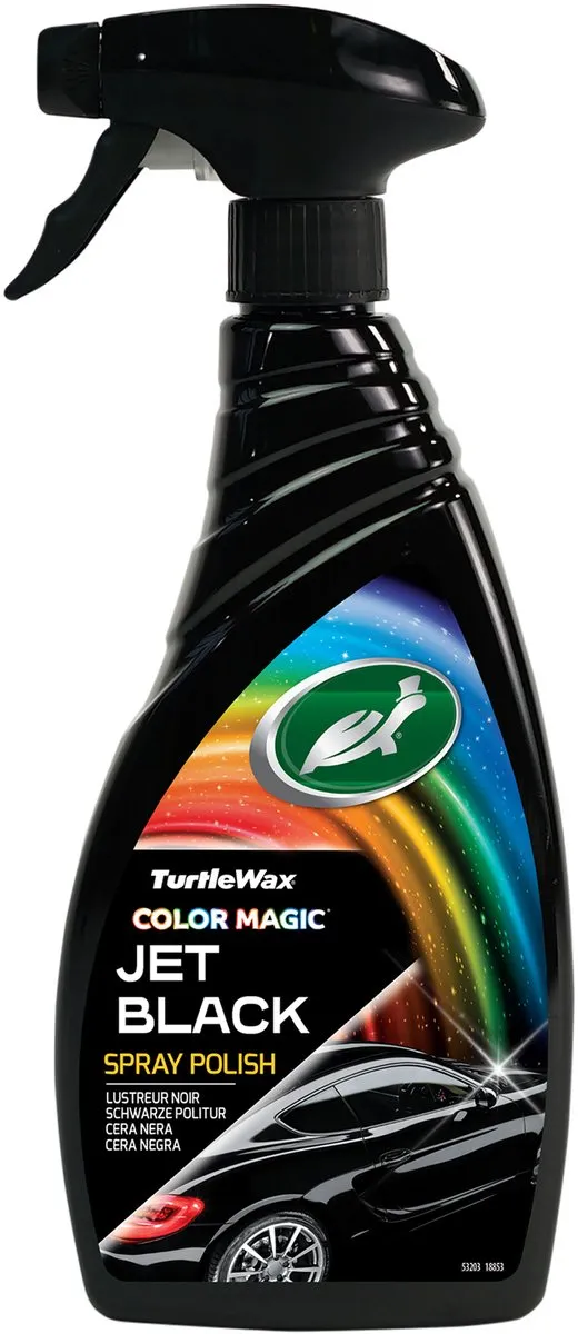 Turtle Wax Hybrid Jet Black Spray Polish 500ml