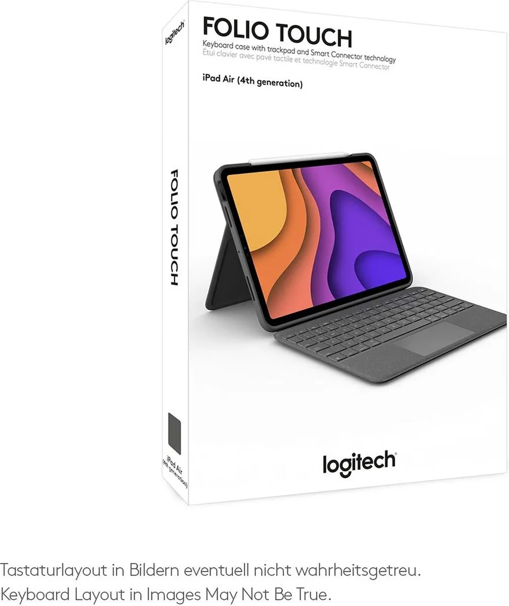 Logitech Folio Touch iPad Air 4 10.9 Grijs - 920-009956
