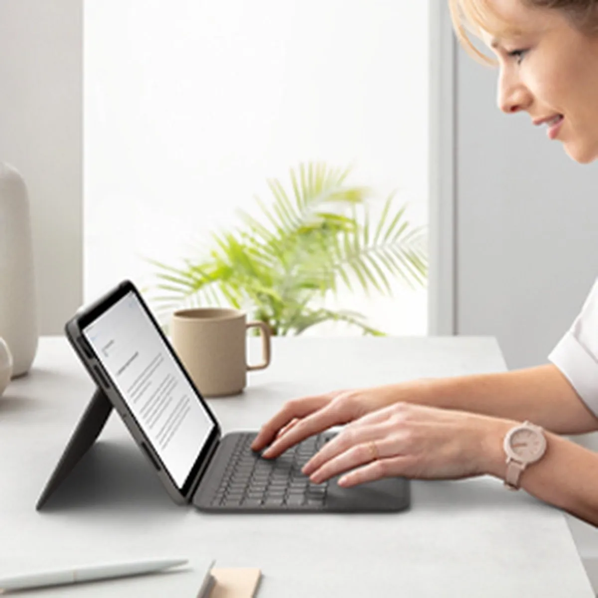 Logitech Folio Touch iPad Air 4 10.9 Grijs - 920-009956