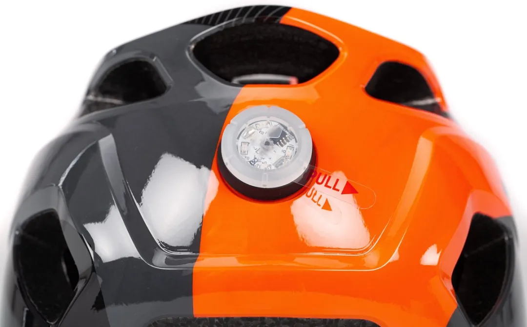 Cube Ant Actionteam Fietshelm - 11 Ventilatiegaten - EPS Double In-Mould - 49-55cm - S - Zwart/Grijs/Oranje