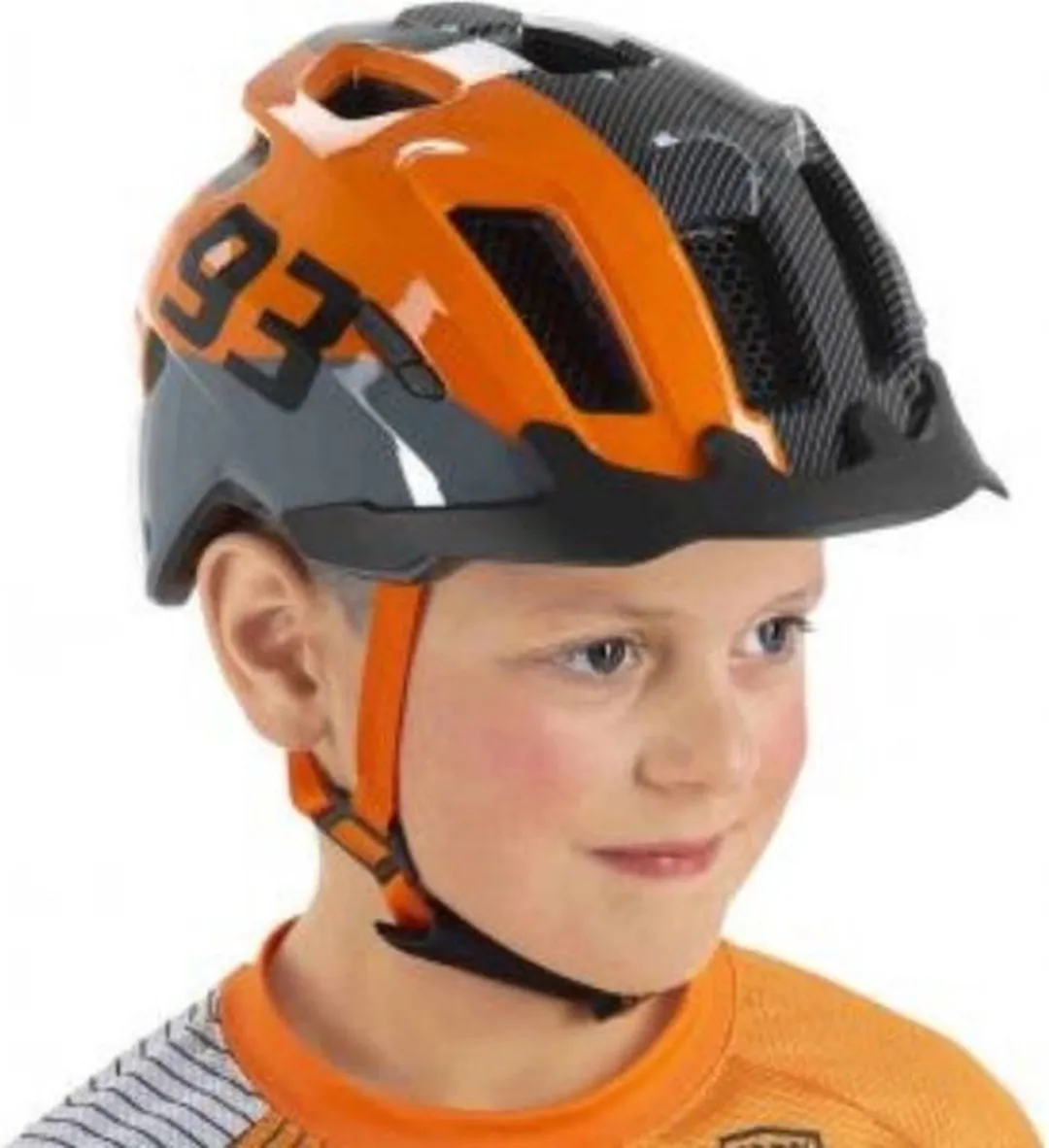 Cube Ant Actionteam Fietshelm - 11 Ventilatiegaten - EPS Double In-Mould - 49-55cm - S - Zwart/Grijs/Oranje - afbeelding 6 van 6