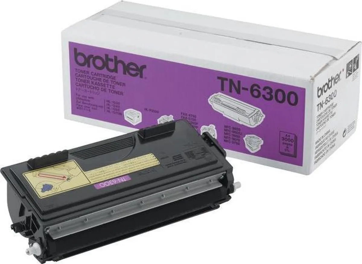 Brother TN-6300 Tonercartridge - Zwart