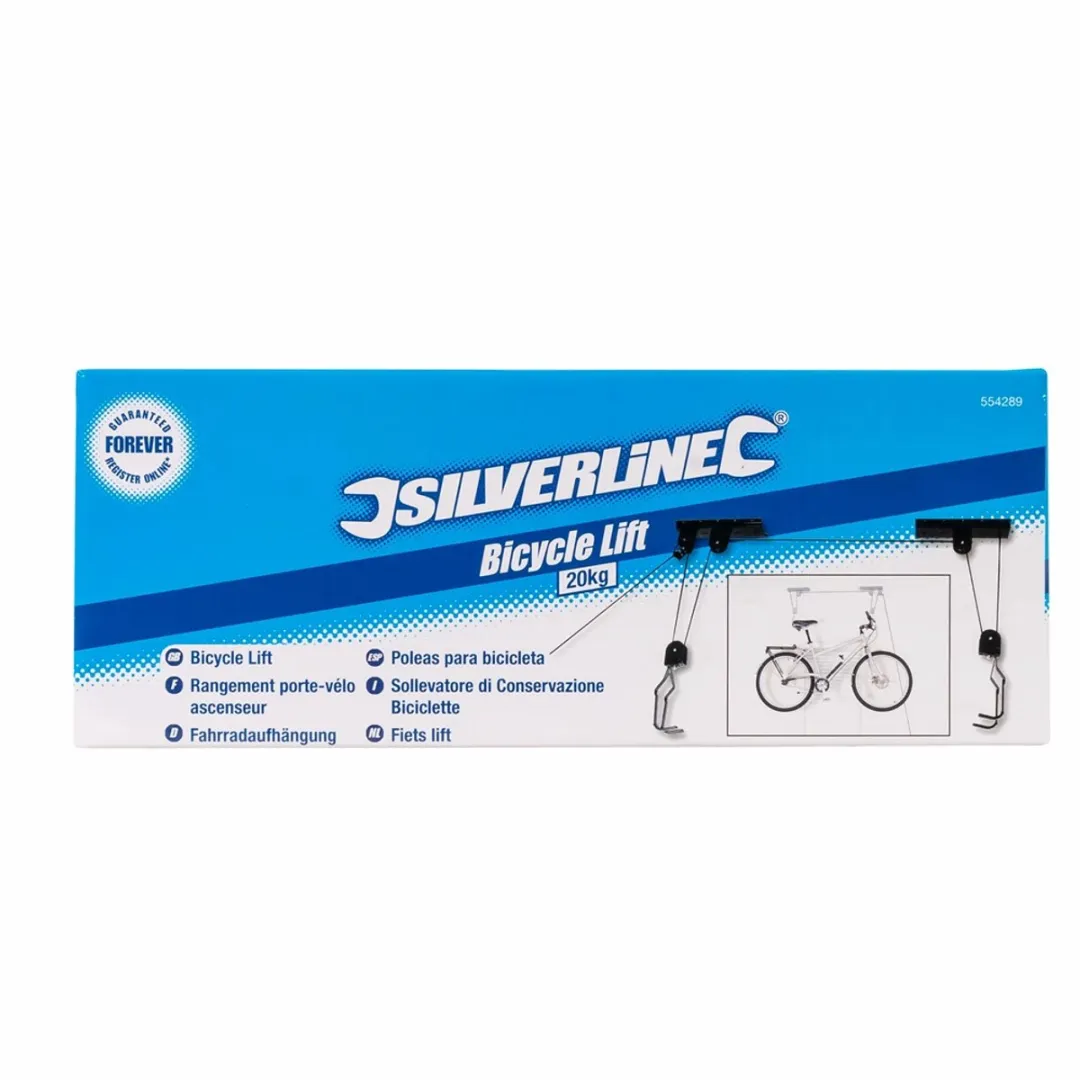 Silverline Fietslift 20 kg - Max 4m