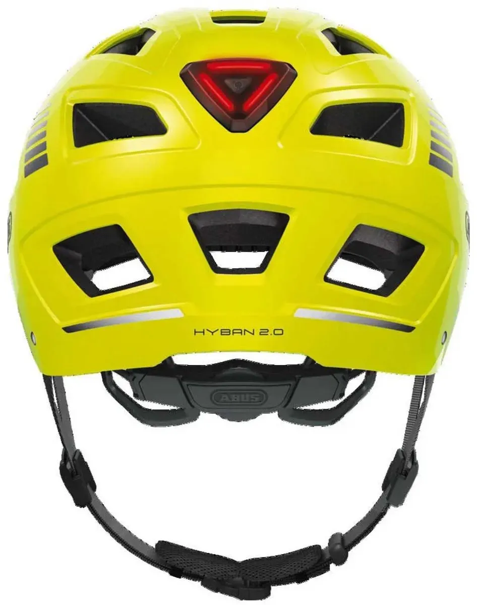 ABUS Hyban 2.0 Fietshelm - Signal Yellow L